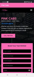 Pinkcabs screenshot 0