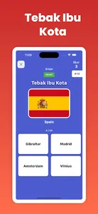 Tebak Nama Negara & Provinsi screenshot 1