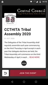 Tlingit & Haida 85th Tribal As screenshot 1