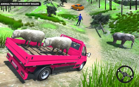 Pickup Truck Cargo Transport D screenshot 1