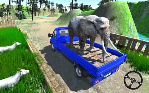 Pickup Truck Cargo Transport D screenshot 2