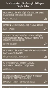 Muhafazakâr Düşünce Dergisi screenshot 2
