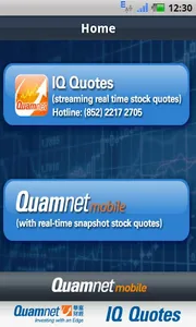 Quamnet iQ Quotes Anywhere screenshot 1