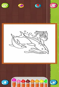 Megalodon Shark Coloring screenshot 10