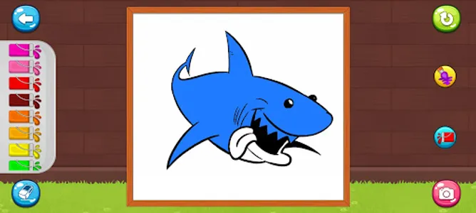 Megalodon Shark Coloring screenshot 2