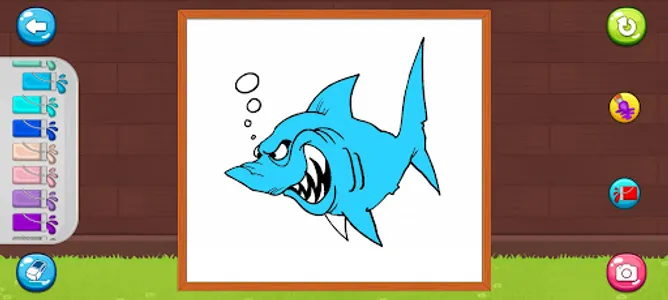 Megalodon Shark Coloring screenshot 5