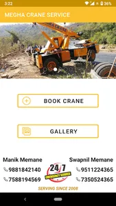 Megha Crane Service screenshot 1