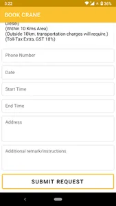 Megha Crane Service screenshot 2