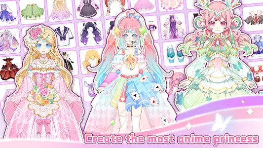 Anime Princess Dress Up Game screenshot 0