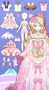 Anime Princess Dress Up Game screenshot 12