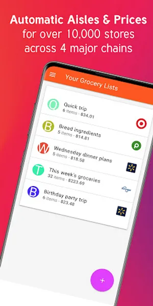 Rung Up - Grocery List with Ai screenshot 2