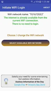 Initiate WiFi Login screenshot 1