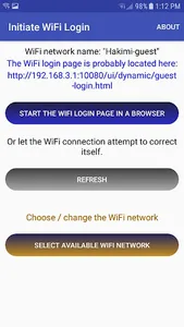 Initiate WiFi Login screenshot 2