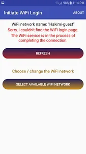 Initiate WiFi Login screenshot 4