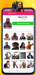 Funny Memes Stickers for Whats screenshot 2