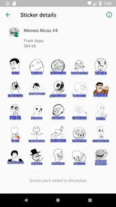 Memes Nicas Stickers para WASt screenshot 4