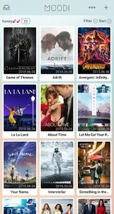 Moodi - Movie/Drama PhotoDiary screenshot 0