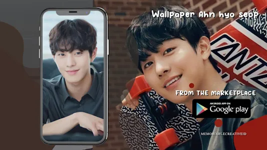 Wallpaper Ahn hyo seop screenshot 2