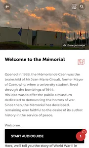Caen Memorial audioguide screenshot 0
