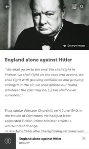 Caen Memorial audioguide screenshot 1
