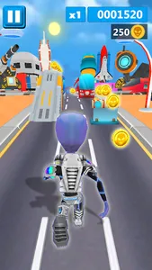 Subway Run Space Surf Run screenshot 1