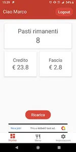Mensa UniPi screenshot 1
