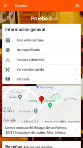 Menú Godín screenshot 2