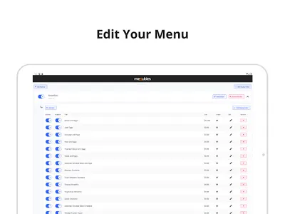 Menubles for Partners screenshot 2