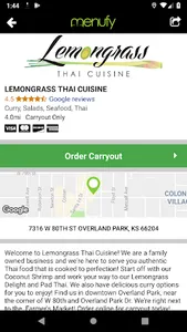 Menufy Food Delivery & Takeout screenshot 1