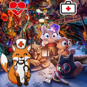 Meow Wolf Tabby Cat Pet Doctor screenshot 0
