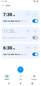 Sleepo: Minimalist alarm clock screenshot 1