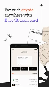 Mercuryo Bitcoin Cryptowallet screenshot 1