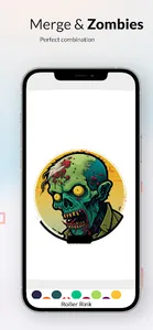 Merge Plants Zombies Coloring screenshot 2