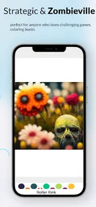 Merge Plants Zombies Coloring screenshot 4