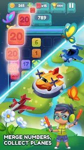 Merge Numbers: Planes Story screenshot 12