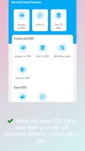 PDF Editor: jpg to pdf creator screenshot 0