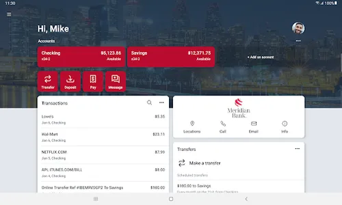 Meridian Bank screenshot 5