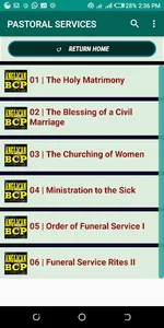 Anglican Book of Common Prayer screenshot 2