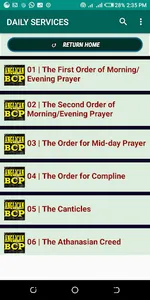 Anglican Book of Common Prayer screenshot 5