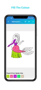 Mermaid Color by Number screenshot 5
