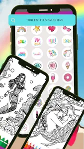 Mermaid Coloring Pages screenshot 0