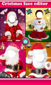 christmas face photo frames screenshot 1