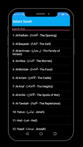 Quran Audio Library screenshot 1
