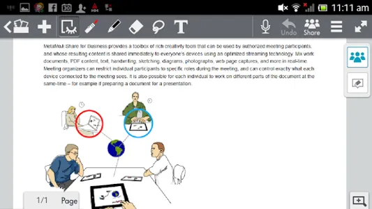 MetaMoJi Note for Business 3 screenshot 0