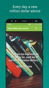 Daily Millionaire Advice screenshot 0