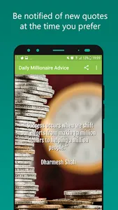 Daily Millionaire Advice screenshot 2