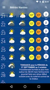 Météo Nantes screenshot 1