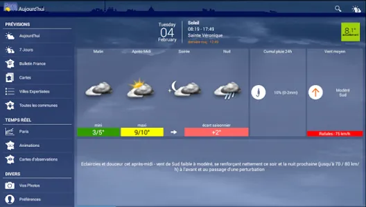 Météo Paris screenshot 12