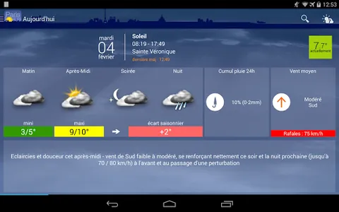 Météo Paris screenshot 5