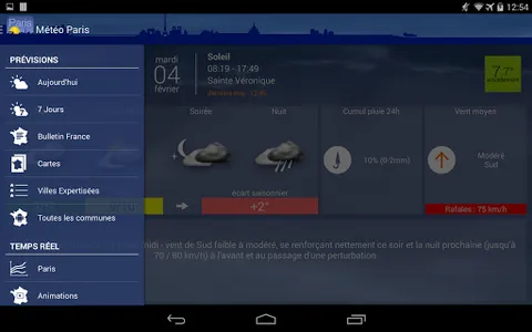 Météo Paris screenshot 6